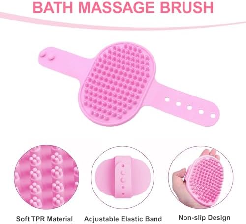 2 PCS Pink Pet Washing Gloves - Image 2