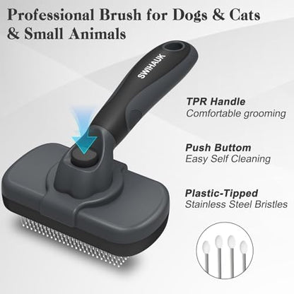 Swihauk Self Cleaning Slicker Brush - Image 2