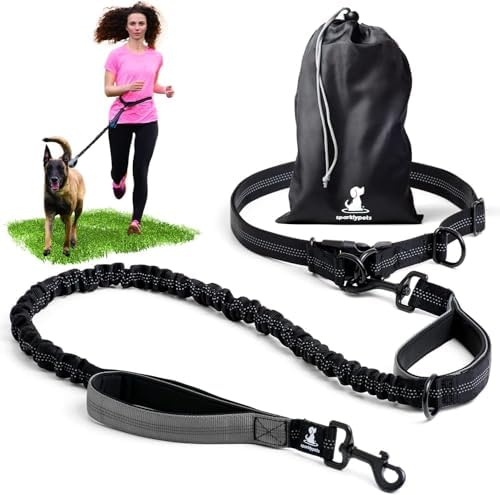SparklyPets Hands Free Dog Leash, Medium & Large Breeds by SparklyPets