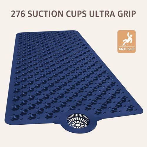 OTHWAY Bath Mat for Tub Non Slip: 39" X 17" Long Bathtub Mat - Image 6