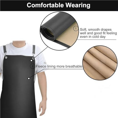 SHEOMERN 2 Pack Waterproof Rubber Apron, Lab Work, Dog Grooming - Image 6