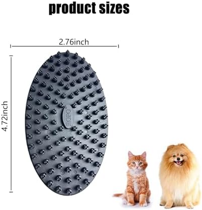 ROPO Double Sided Dog Bath Brush, Pet Grooming Tool - Image 3