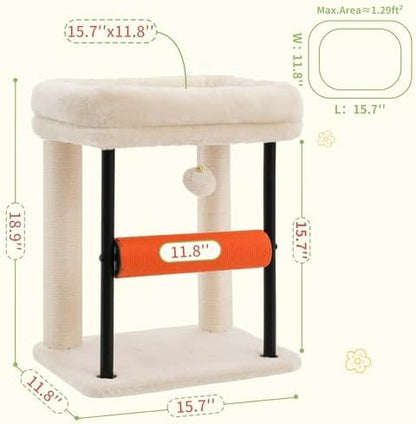 Hey-brother Cat Tree, Sturdy Tower - Image 3