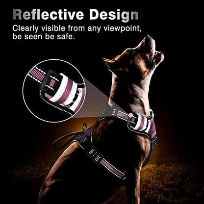 WINSEE Large Pink Service Dog Harness - Image 5