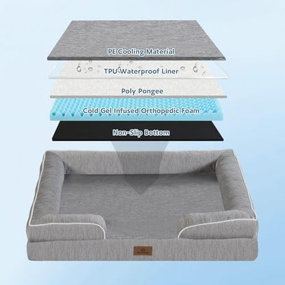 Cooling Dog Bed, Dual-Cooling Design, Q-Max >0.4 Cool Pet Beds - Image 5