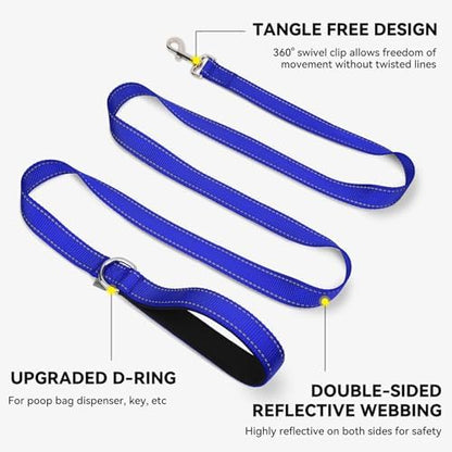 Joytale Reflective Dog Leash for Small Dogs, 5 FT x 3/4" - Image 5