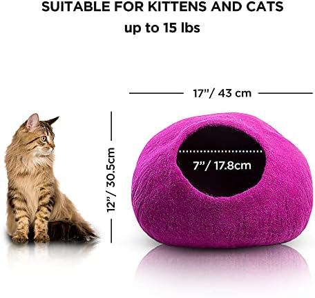 Luxurious Merino Wool Cat Cave - Image 2
