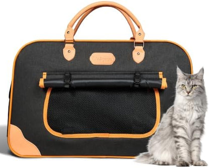 Large Cat Carrier Soft Sided Pet Carrier by Nakyma