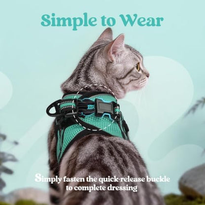 rabbitgoo Cat Harness and Leash Set, Step-in Soft Vest - Image 4