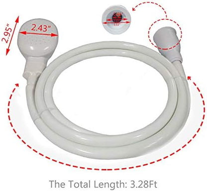 3.28FT Sink Spray Hose, Portable Rubber Sink Hose Sprayer - Image 2