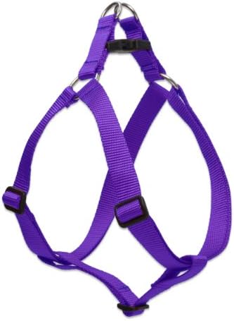 LupinePet Basics 1" Purple 19-28" Step In Harness by LupinePet