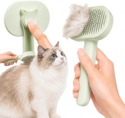 Cat Shedding Brush for long haired cats, Cat Deshedding tool by Unknown