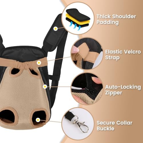 Mosago Dog Backpack Carrier, Front Chest Carrier - Image 5