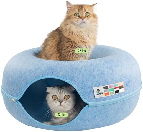 Cattasaurus Peekaboo Cat Cave Donut by Cattasaurus