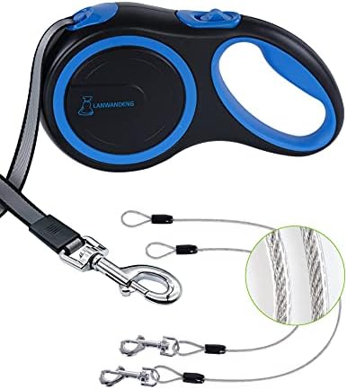 26FT Chew Proof Retractable Dog Leash by Lanwandeng
