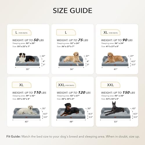 Orthopedic Washable Dog Bed for Extra Large Dogs - Image 4