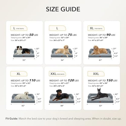 Orthopedic Washable Dog Bed for Extra Large Dogs - Image 4