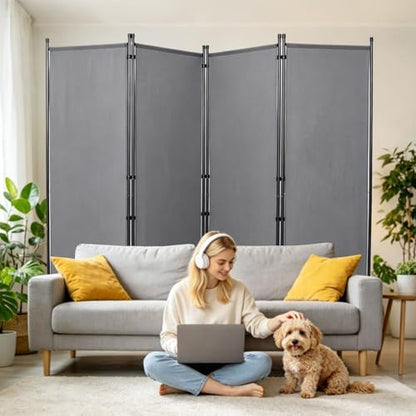 4 Panel Wide Room Divider Wall Screen by HOMSCREENER