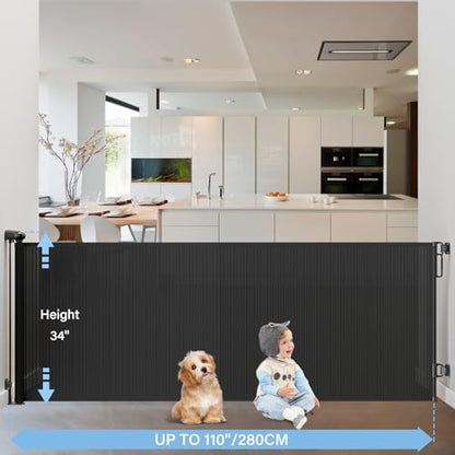 PRObebi Retractable Baby & Dog Gate - Image 4