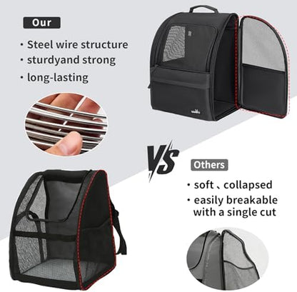 wakytu Cat Carrier Backpack, Pet Backpack Carrier - Image 2