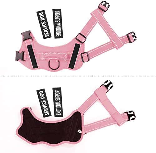 voopet Service Dog Harness, Emotional Support Pet Vest Harness, Reflective - Image 4