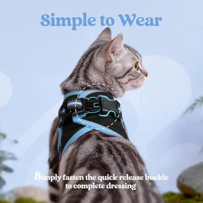 rabbitgoo Cat Harness and Leash Set, Step-in Soft Vest - Image 4