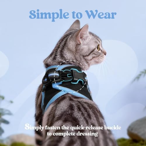 rabbitgoo Cat Harness and Leash Set, Step-in Soft Vest - Image 4