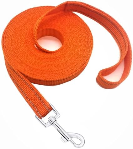 Nylon Training Dog Leash for Small Medium Dogs, 15ft 20ft 30ft 50ft 100ft by FancyCorgi