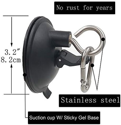 YYST Suction Cup Hook Cleat for Pet Dog & cat Bathtub, Shower & Bathing - Image 2