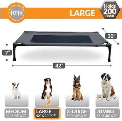 K&H Outdoor Elevated Dog Bed for Medium & Large Pets - Image 3