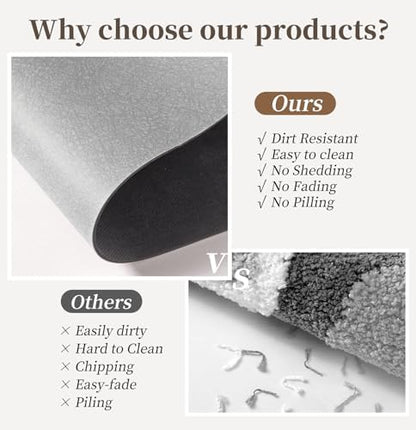 Long Bath Rugs 47x17-Diatomaceous Earth Stone Bath Mats - Image 6