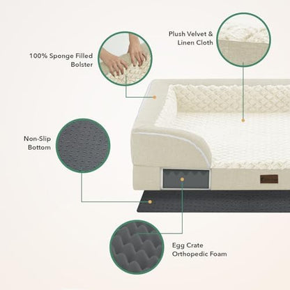 Waterproof Orthopedic Dog Bed for Extra Large Dogs - Image 6