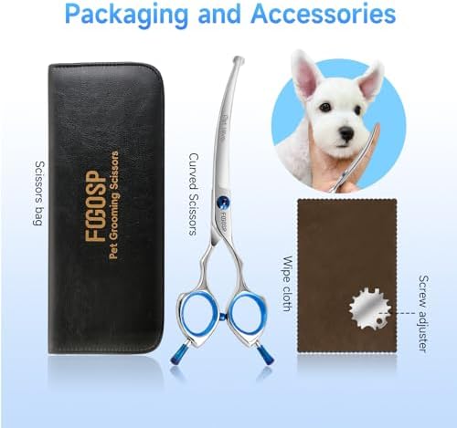 Curved Dog Grooming Scissors - Image 7