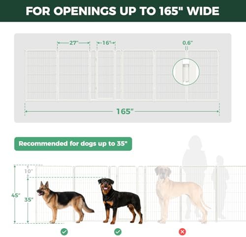 FXW Dog Gate, Extra Wide Adjustable - Image 6