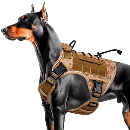 Heavy-Duty Tactical Dog Harness by Bruvoalon