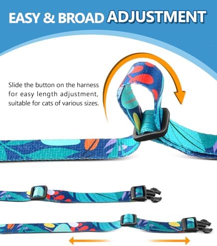 Halypet Cat Harness and Leash Set, Escape Proof Cat Harnesses - Image 6