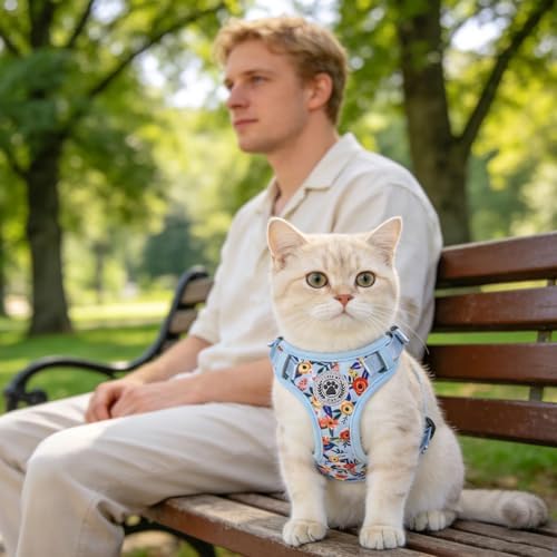 BEAUTYZOO Cat Harness and Leash Set, Escape Proof and Adjustable - Image 6
