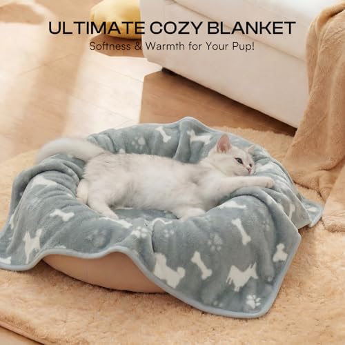 Luciphia Dog Blanket 3 Pack, Soft Cozy Fleece Throw - Image 4