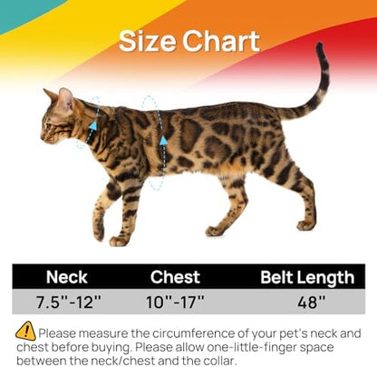 PetThem Adjustable Cat Harness and Leash Set Escape Proof - Image 6