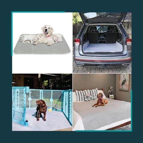 Premium XL Non-Slip, Leakproof Dog Playpen Mat - Image 2