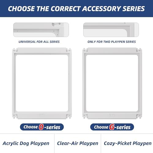 Acrylic Dog Playpen Indoor, G Series, 2 Panels - Image 2