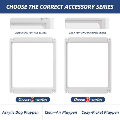 Acrylic Dog Playpen Indoor, G Series, 2 Panels - Image 2