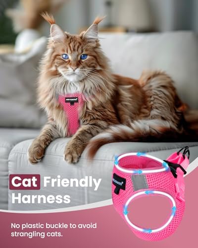 FAYOGOO Cat Harness and Leash Set, Escape-Proof Step-in Vest - Image 3