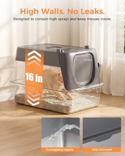 GTPLAYER XL Stainless Steel Cat Litter Box - Image 6