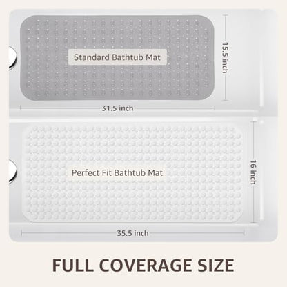 OTHWAY Bath Tub Shower Mat Non Slip, Bathtub Floor Liner Mats - Image 4