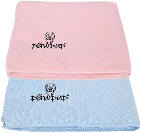 Dog Towels for Drying Dogs Super Absorbent Microfiber Pet Grooming Towel for by PAWPUP