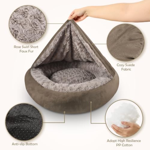 JOEJOY Small Dog Bed Cat Bed - Image 4