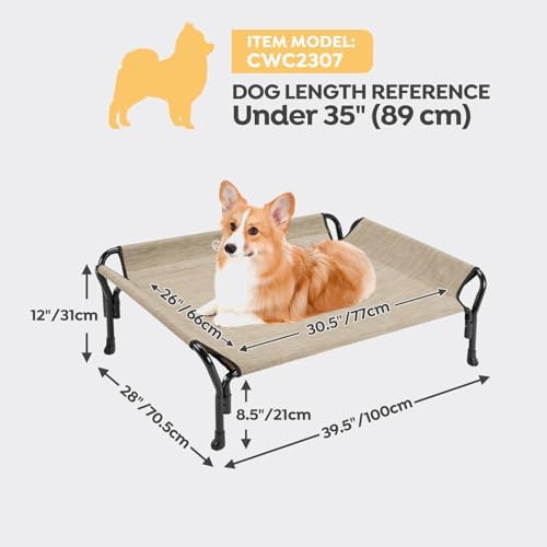 Veehoo Medium Elevated Dog Bed, Teslin Mesh - Image 3