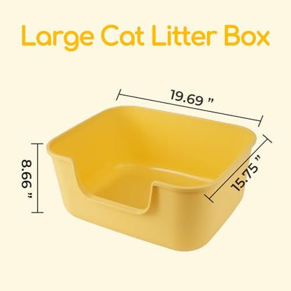 Large Cat Litter Box with High Sides, Cat Boxes - Image 6