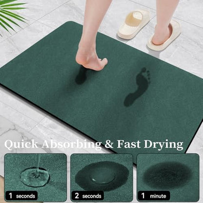 Long Bath Rugs 47x17-Diatomaceous Earth Stone Bath Mats - Image 3